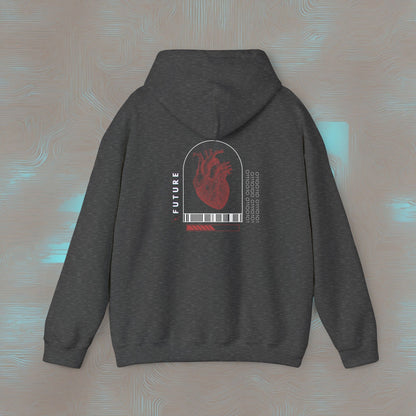 "Analog Heart, Digital Soul" Hoodie. Where retro pulses meet digital beats.