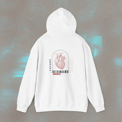 "Analog Heart, Digital Soul" Hoodie. Where retro pulses meet digital beats.