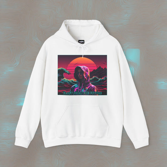 "BLAST FROM THE FUTURE" Time-Warp Hoodie.