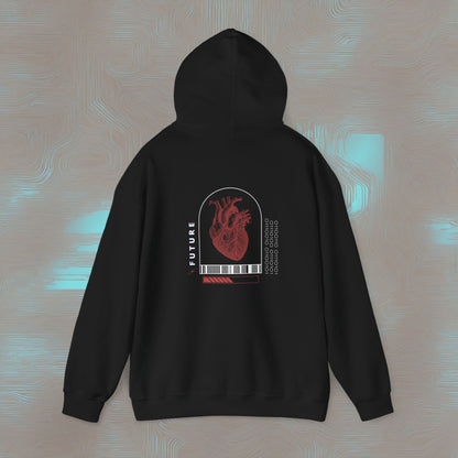 "Analog Heart, Digital Soul" Hoodie. Where retro pulses meet digital beats.