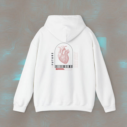 "Analog Heart, Digital Soul" Hoodie. Where retro pulses meet digital beats.