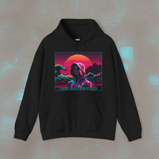 "BLAST FROM THE FUTURE" Time-Warp Hoodie.